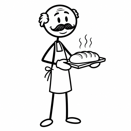 Seu Manuel, Português da padaria